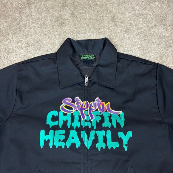 Dickies Chiefin Heavily Full Zip Jacket Rare Men's Large - Picture 3 of 16